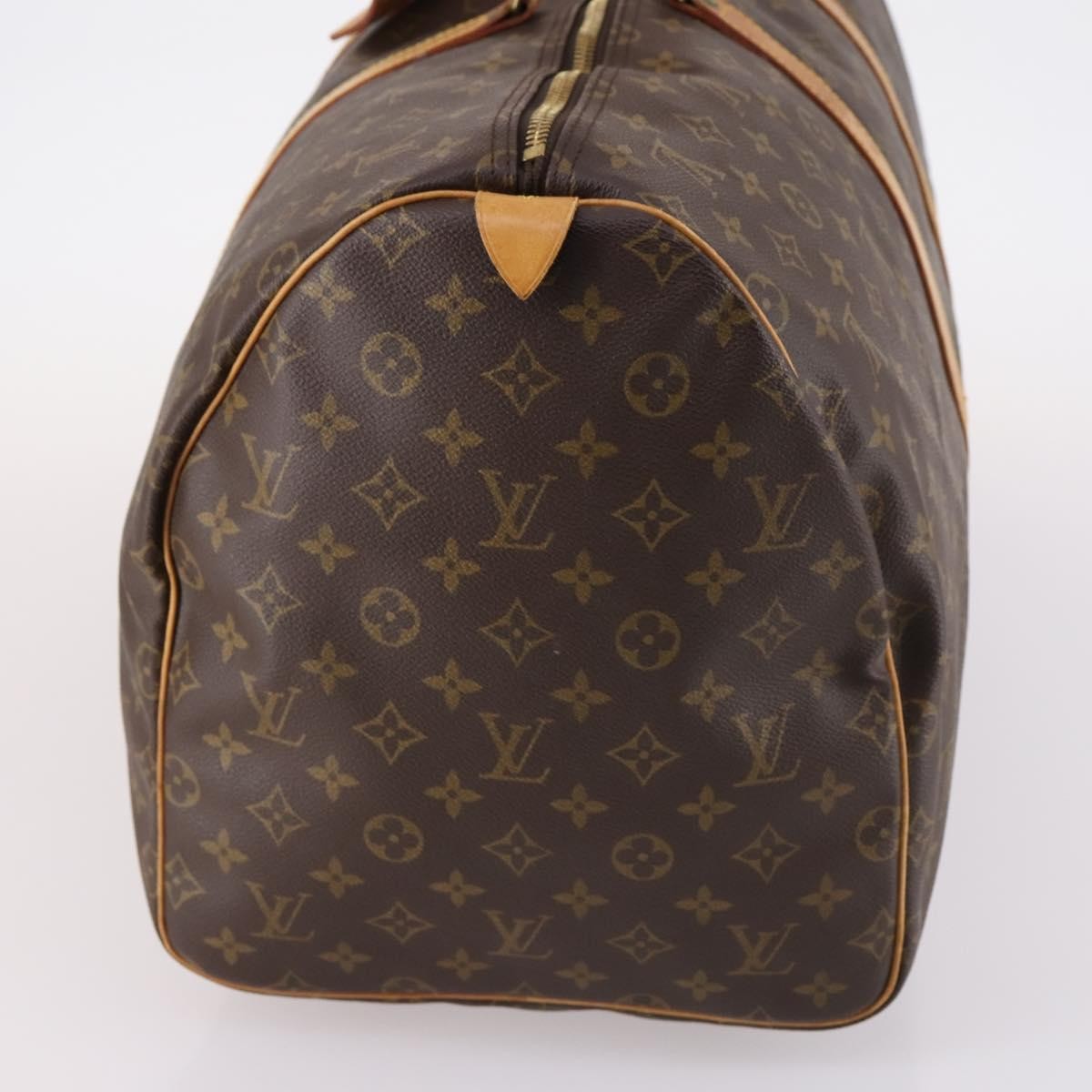 Louis Vuitton Keepall Bag Monogram Canvas Brown Canvas Travel Bag