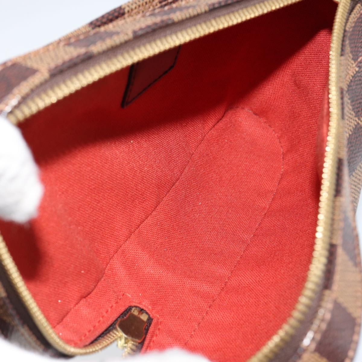 Louis Vuitton Geronimos Waist Bag Damier Brown Canvas Shoulder Bag