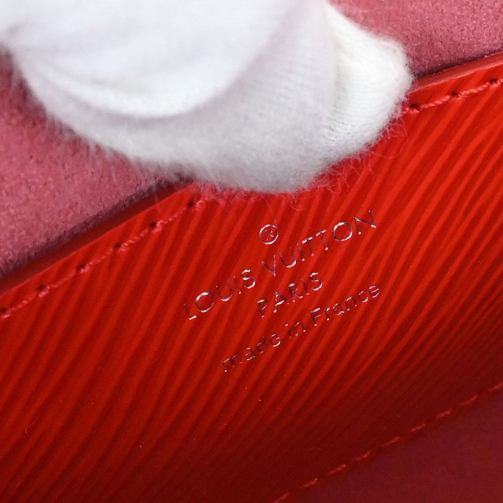 Louis Vuitton Twist Handbag Epi Leather Red Leather Shoulder Bag