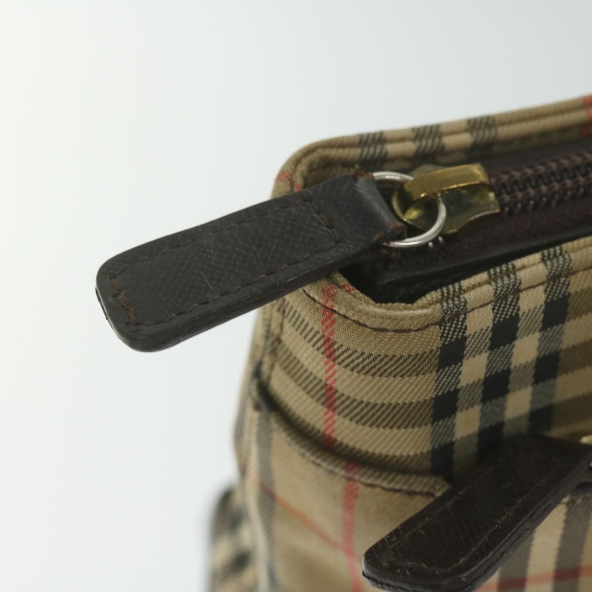 Burberry Nova Check Handbag Nova Check Canvas And Leather Beige Canvas Handbag
