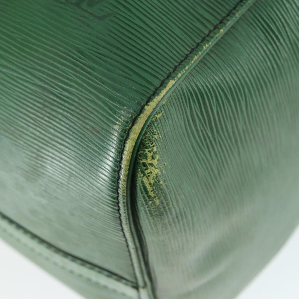 Louis Vuitton Keepall Bag Epi Leather Green Leather Travel Bag