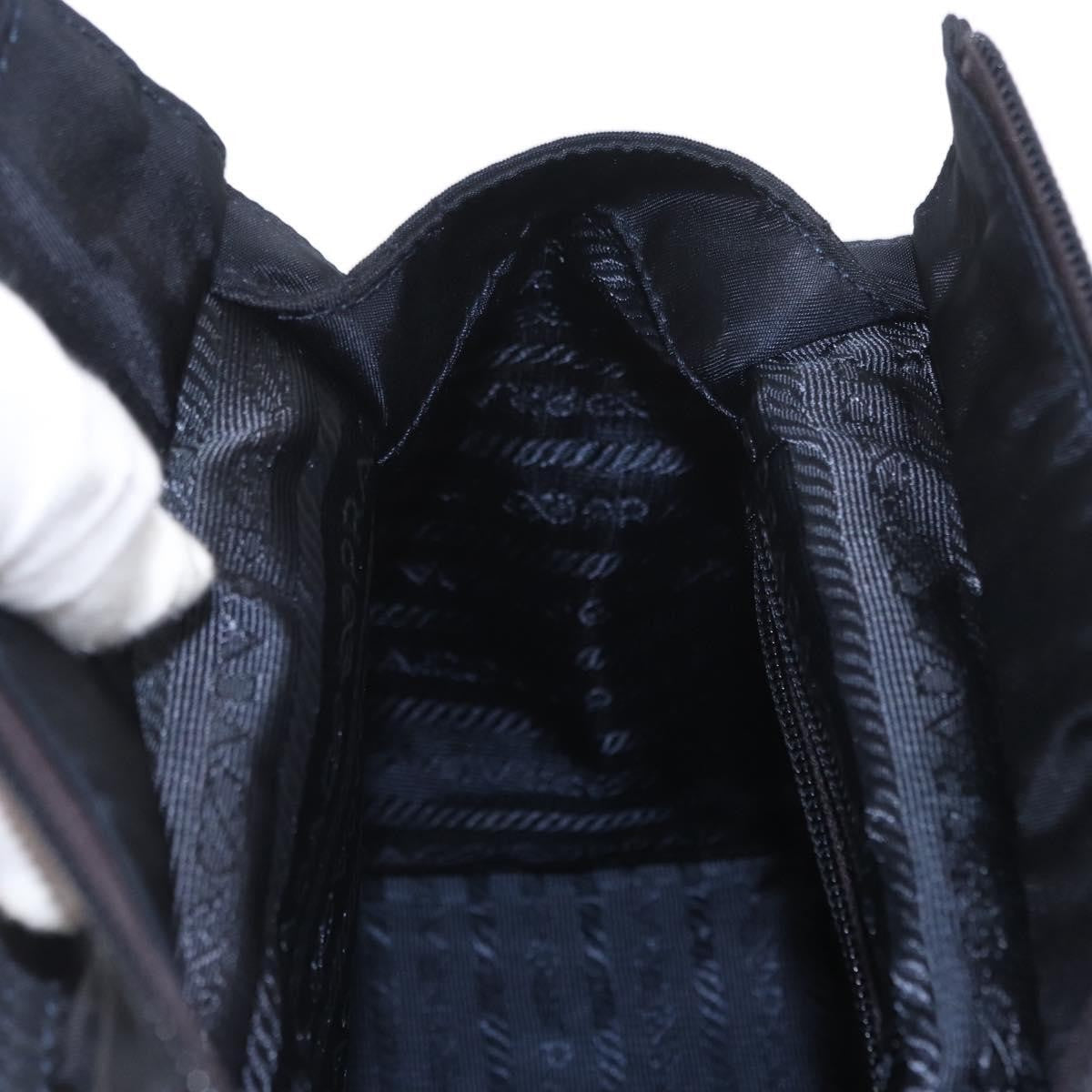 Prada Metal Handles Tote Tessuto Navy Nylon Tote Bag Bag
