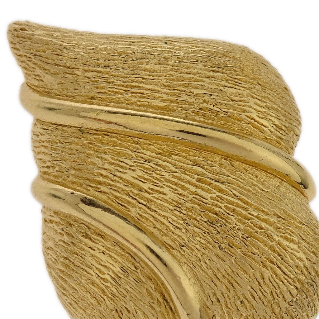 Christian Dior Vintage Clip-On Earrings Metal Gold Gold_Plated Earrings Jewelry (Pre-Owned)