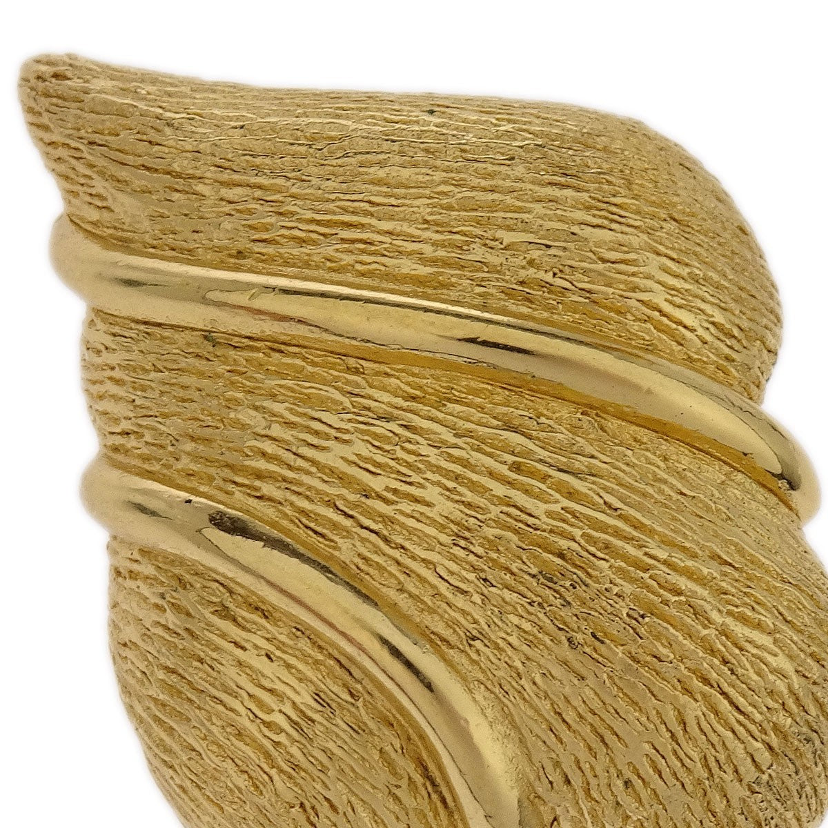 Christian Dior Vintage Clip-On Earrings Metal Gold Gold_Plated Earrings Jewelry (Pre-Owned)