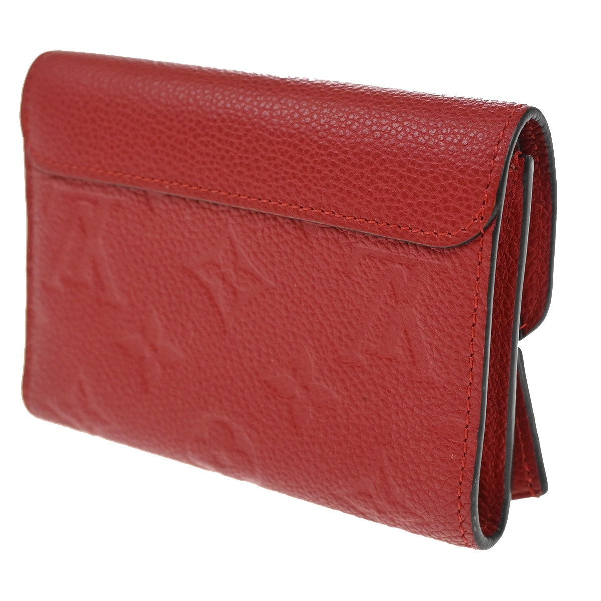 Louis Vuitton Pont Neuf Wallet Monogram Empreinte Leather Red Leather Wallets Accessory