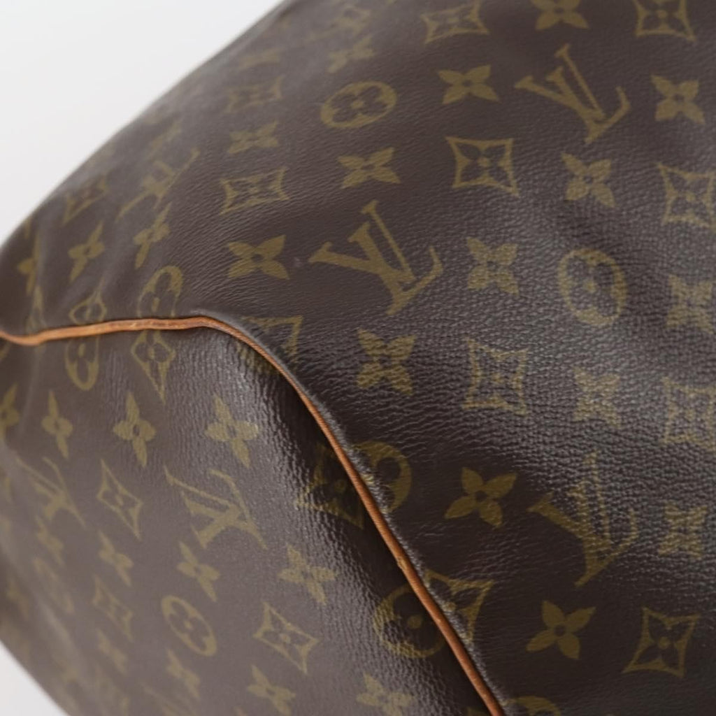 Louis Vuitton Keepall Bag Monogram Canvas Brown Canvas Travel Bag