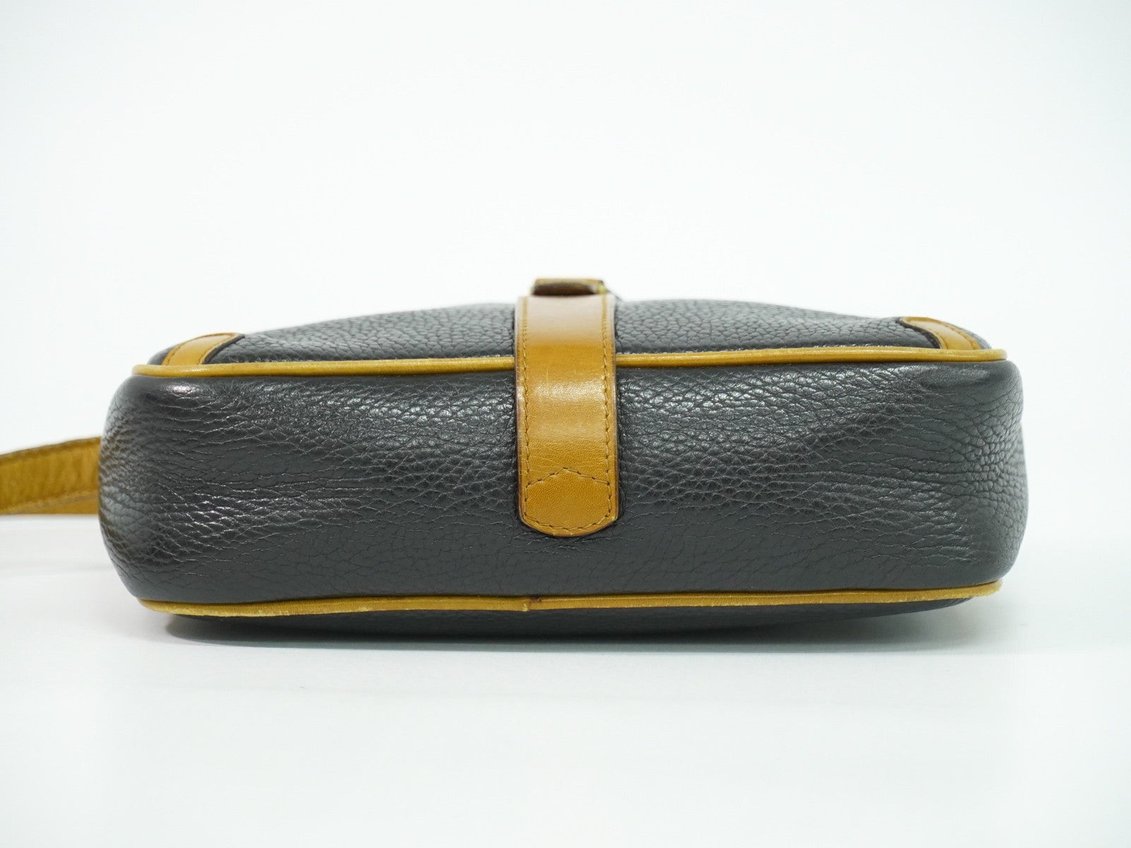 Celine Vintage Shoulder Bag Leather Black Leather Shoulder Bag Bag