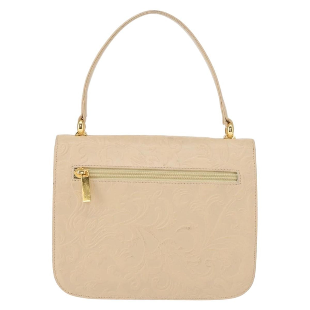 Balenciaga Vintage Handbag Leather Beige Leather Hand