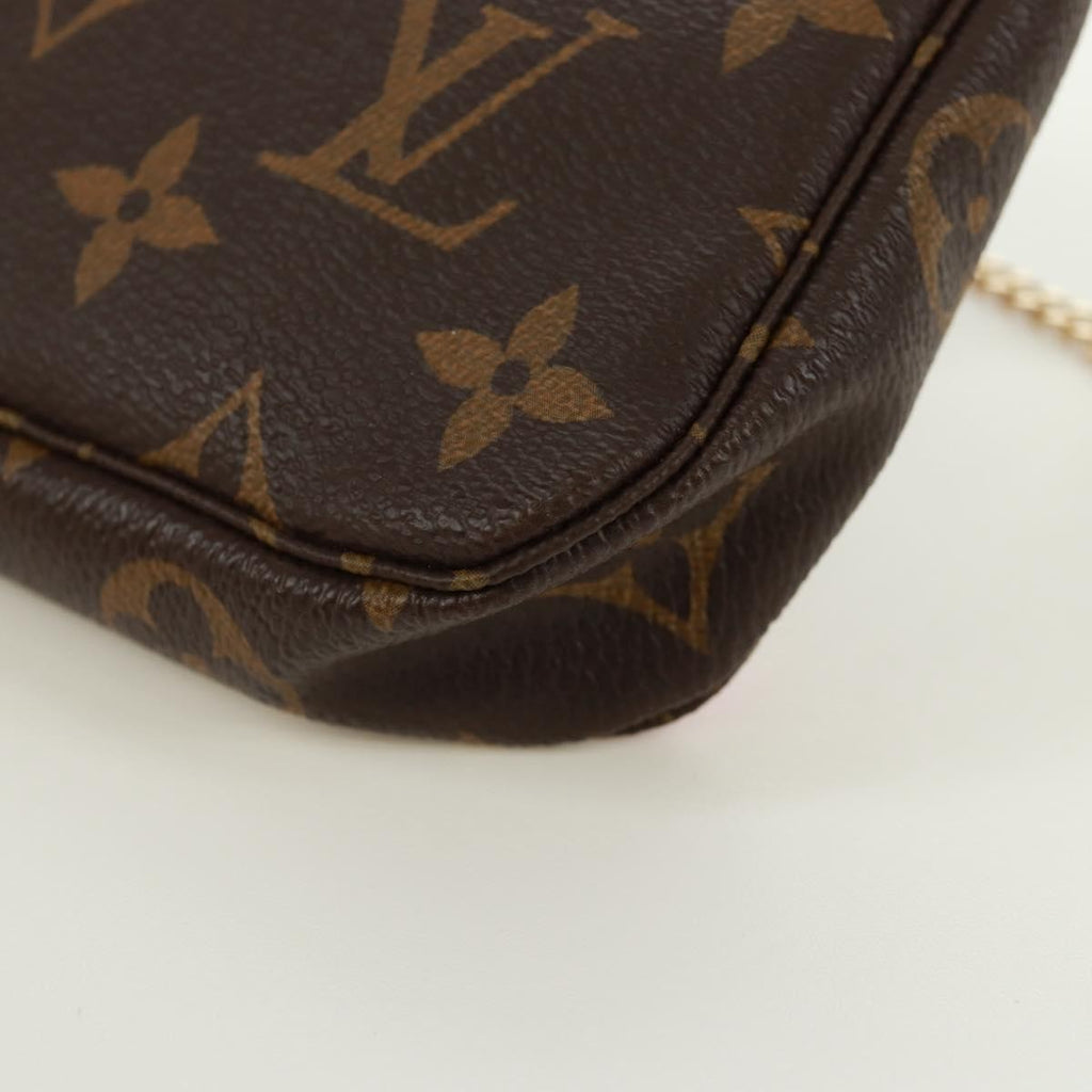 Louis Vuitton Pochette Accessoires Limited Edition Christmas Animation Monogram Canvas Multicolour Canvas Clutche & Pouche Bag