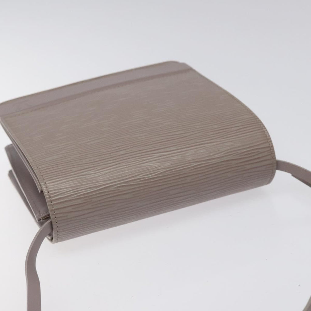 Louis Vuitton Biarritz Shoulder Bag Epi Leather Gray Leather Shoulder Bag