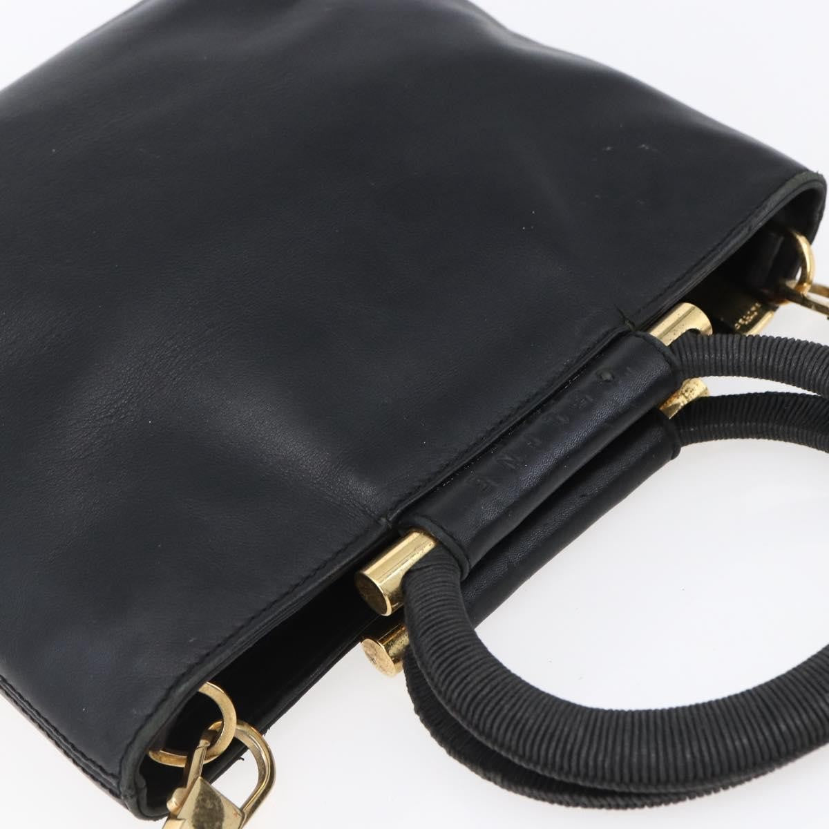 Celine Handbag Leather Black Leather Handbag