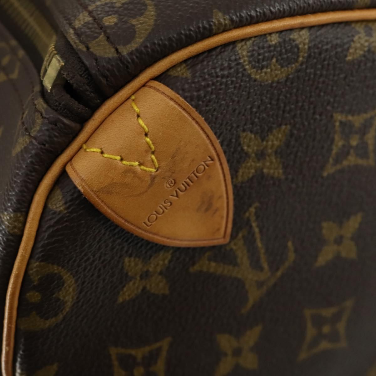 Louis Vuitton Keepall Bag Monogram Canvas Brown Canvas Travel Bag