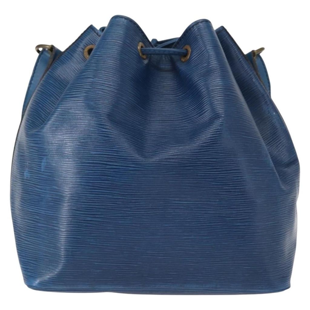 Louis Vuitton Noe Handbag Epi Leather Blue Leather Shoulder Bag