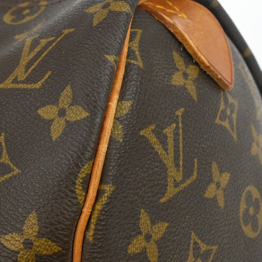 Louis Vuitton Keepall Bag Monogram Canvas Brown Canvas Travel Bag