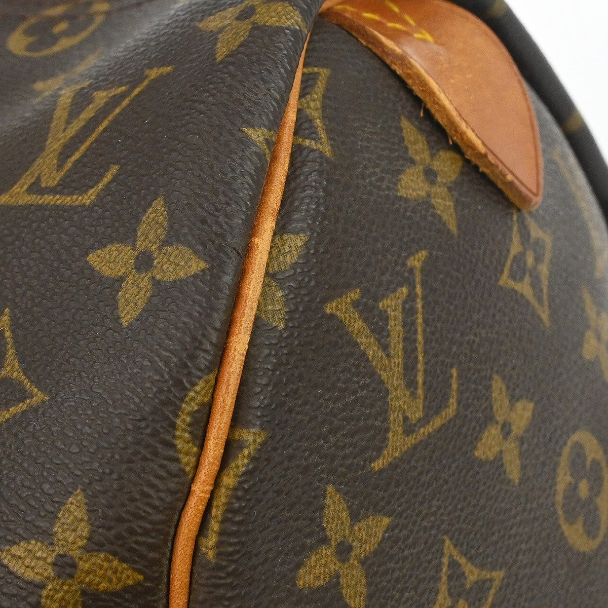 Louis Vuitton Keepall Bag Monogram Canvas Brown Canvas Travel Bag
