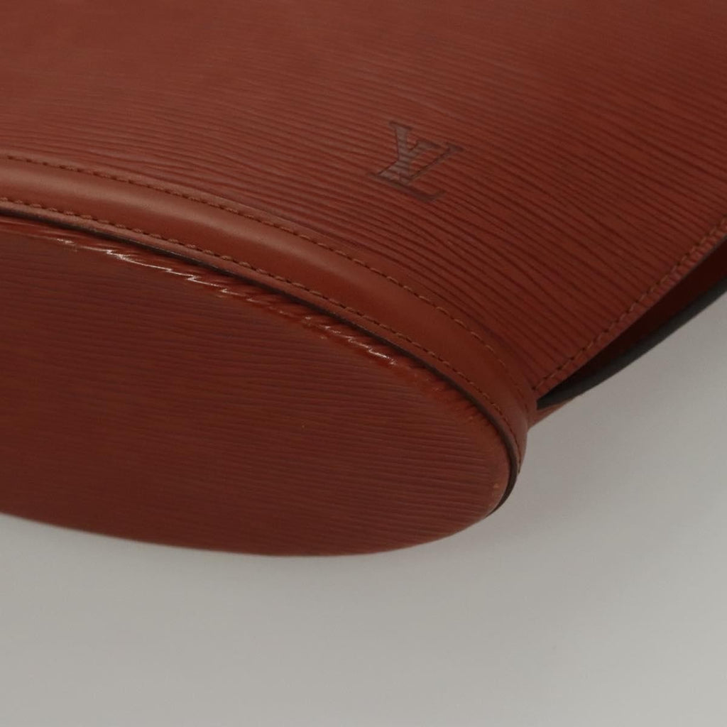 Louis Vuitton Saint Jacques Handbag Epi Leather Brown Leather Handbag