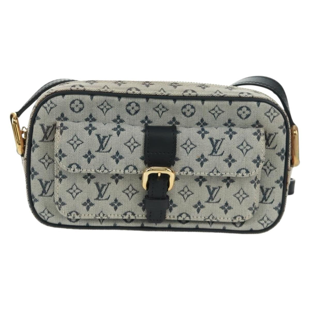 Louis Vuitton Juliette Crossbody Bag Mini Lin Blue Canvas Shoulder Bag