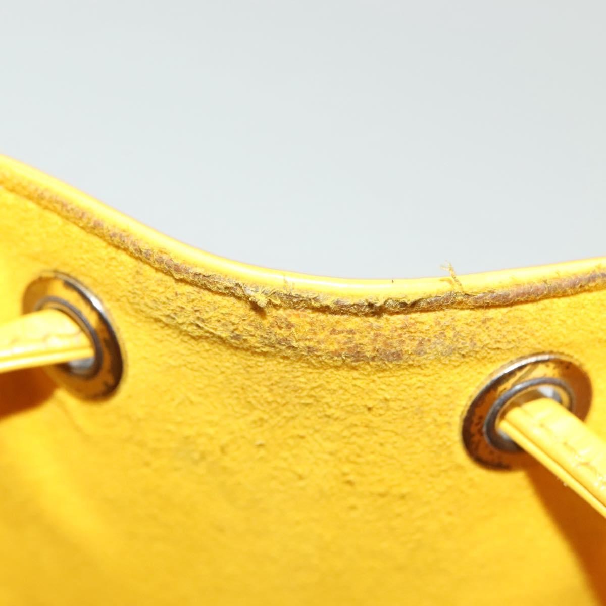 Louis Vuitton Noe Handbag Epi Leather Yellow Leather Bag