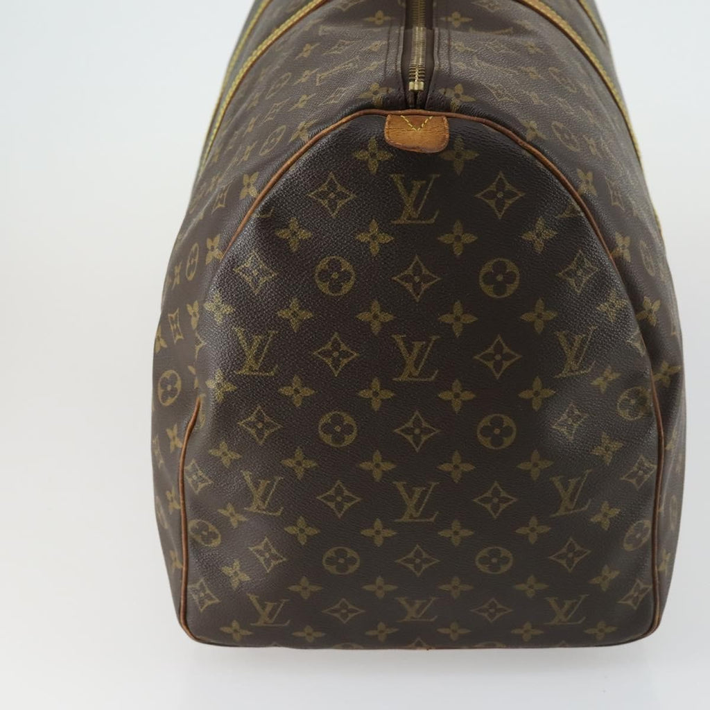 Louis Vuitton Keepall Bag Monogram Canvas Brown Canvas Travel Bag