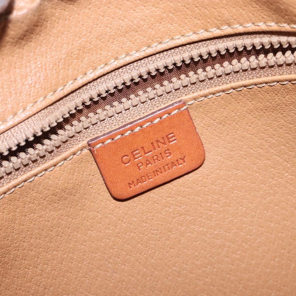 Celine Macadam Pochette Classic Brown Pvc Clutche & Pouche Bag