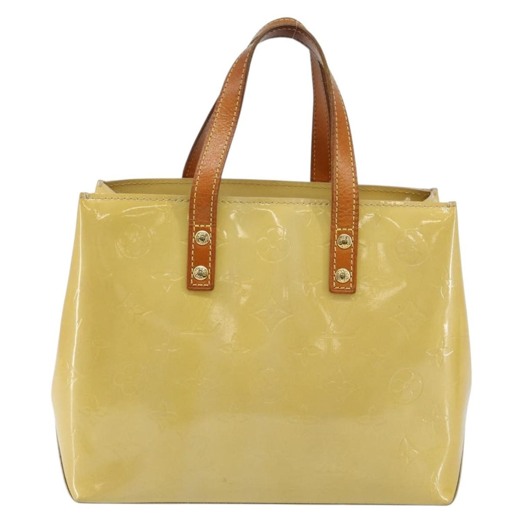 Louis Vuitton Reade Handbag Monogram Vernis Beige Patent_Leather Bag