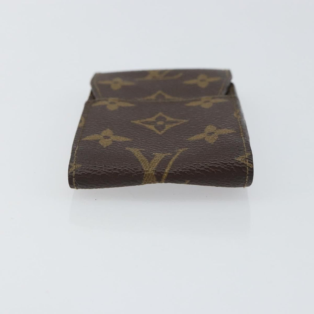 Louis Vuitton Etui Cigarette Case Monogram Canvas Brown Canvas Wallets Accessory