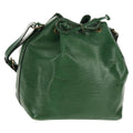 Louis Vuitton Petit Noe Handbag Epi Leather Green Leather Shoulder Bag
