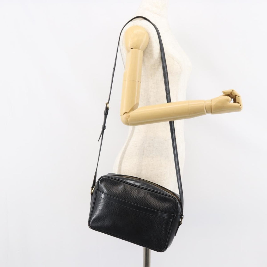 Louis Vuitton Trocadero Handbag Epi Leather Black Leather Shoulder Bag