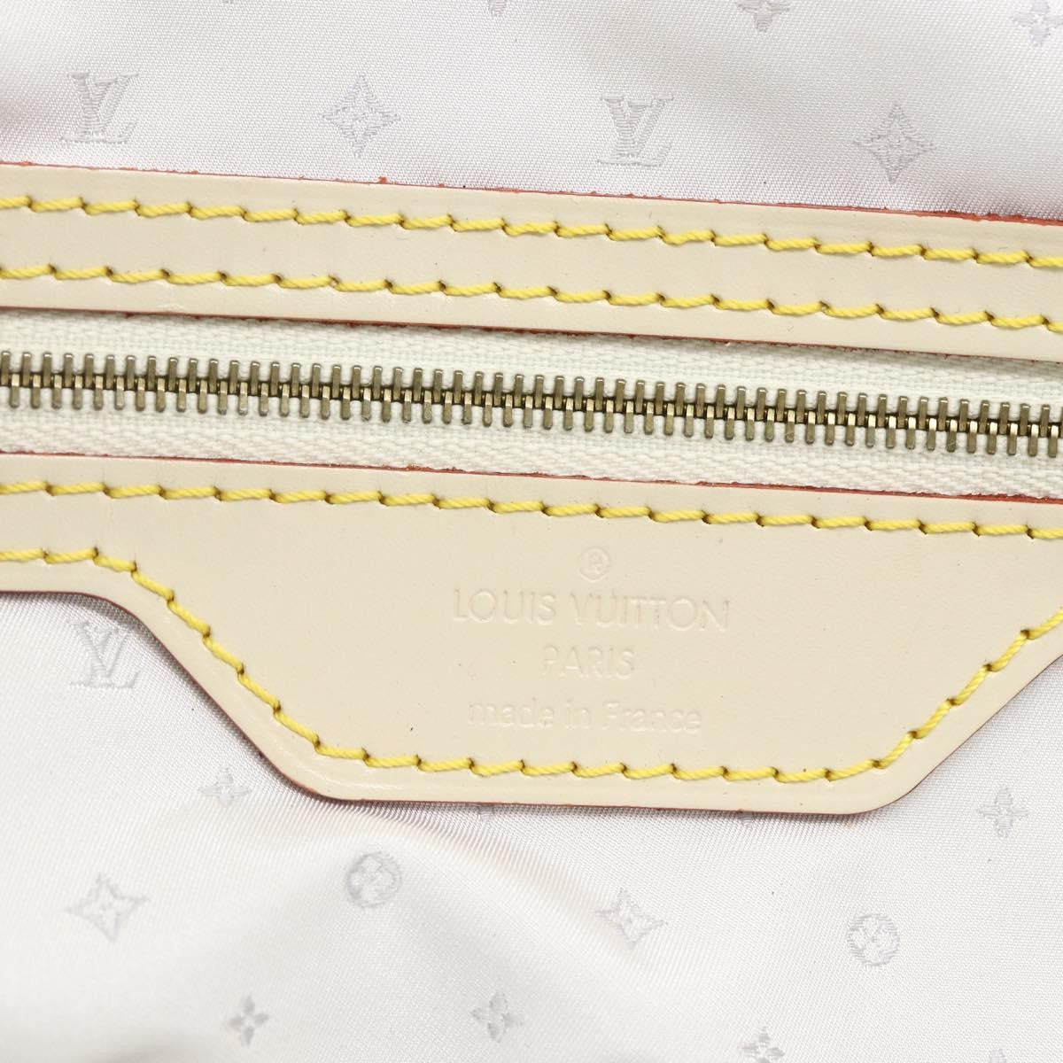 Louis Vuitton Suhali Lockit Handbag Leather White Leather Handbag