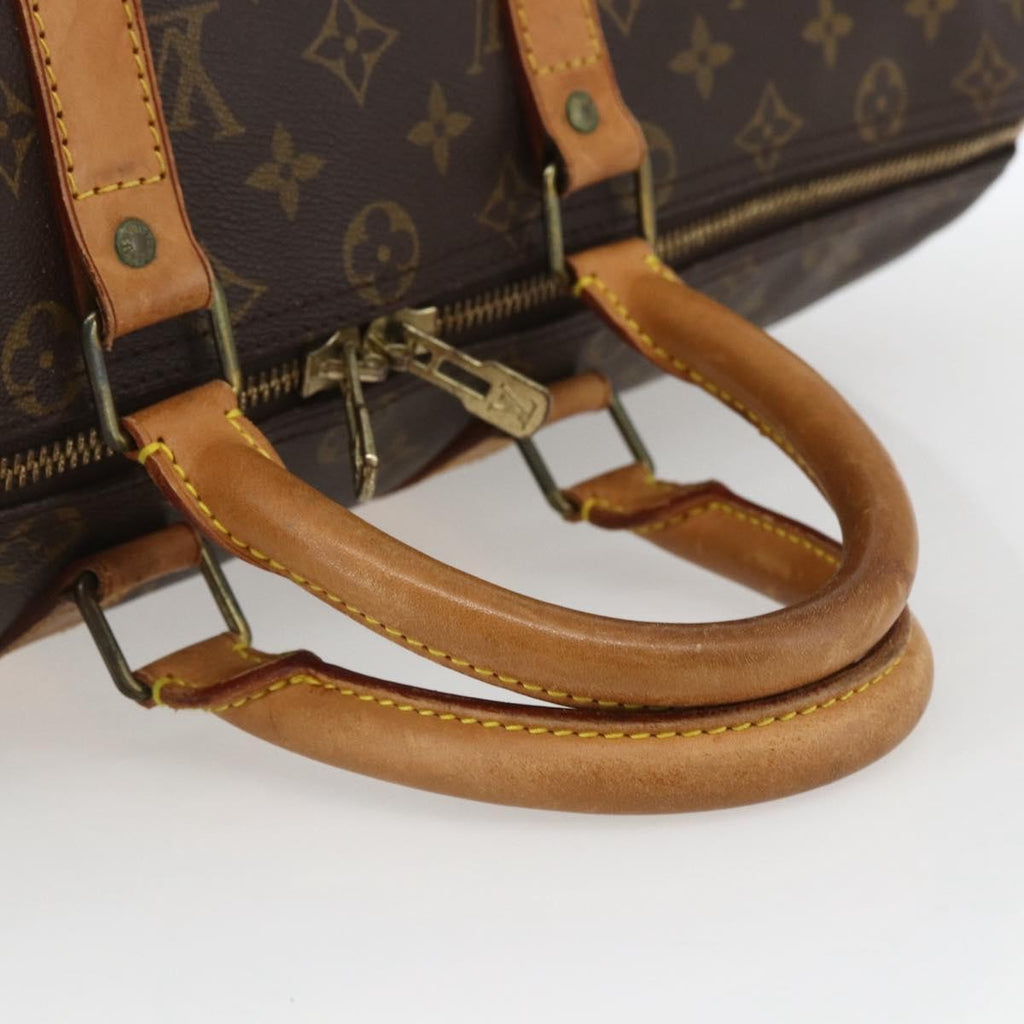 Louis Vuitton Keepall Bag Monogram Canvas Brown Canvas Travel Bag