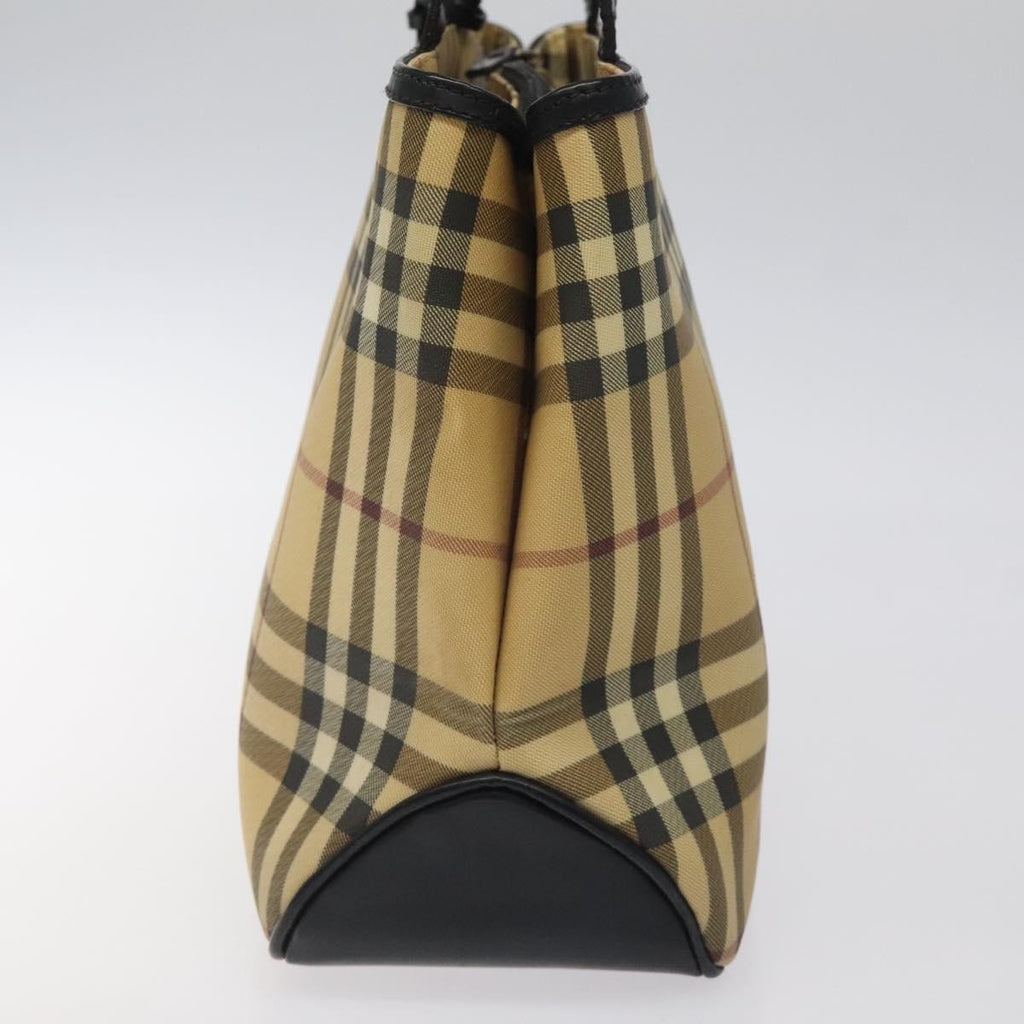 Burberry Nova Check Handbag Nova Check Canvas And Leather Beige Canvas Handbag