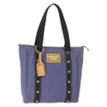 Louis Vuitton Antigua Tote Canvas Blue Canvas Tote Bag