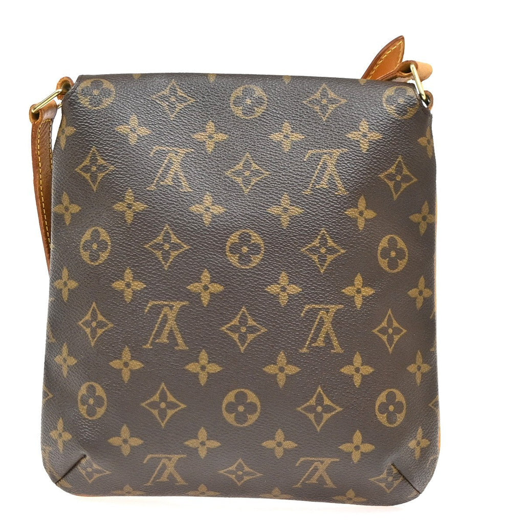 Louis Vuitton Musette Salsa Handbag Monogram Canvas Brown Canvas Shoulder Bag