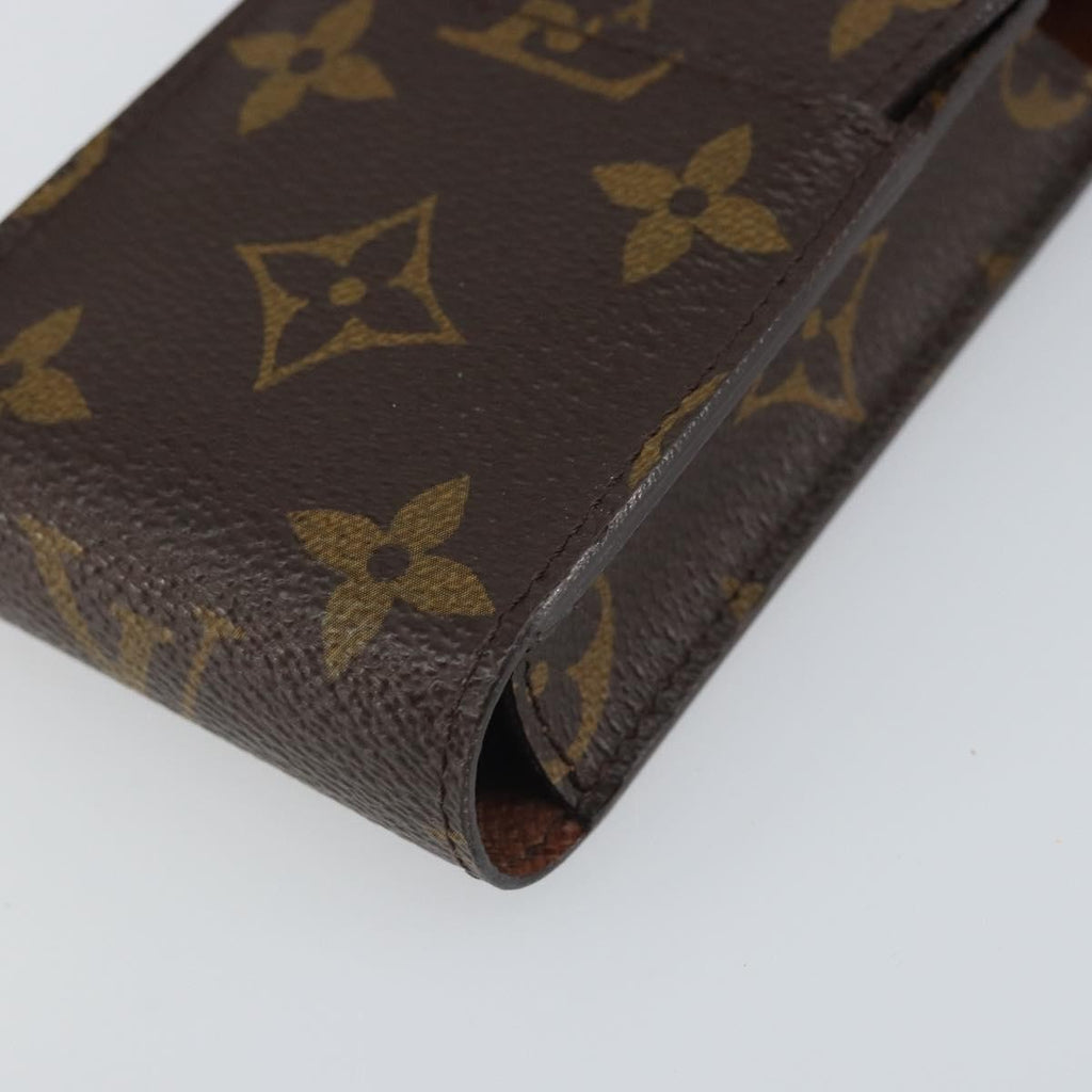 Louis Vuitton Etui Cigarette Case Monogram Canvas Brown Canvas Wallets Accessory