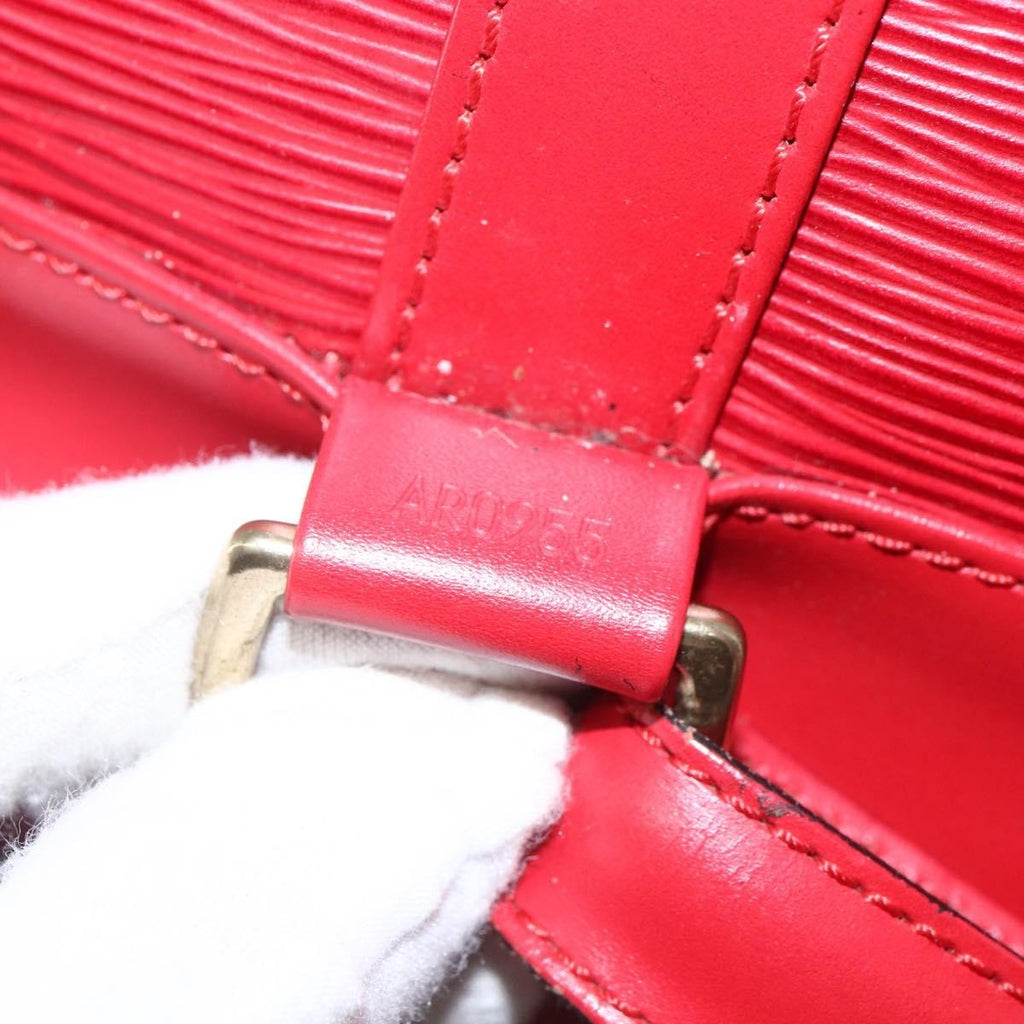 Louis Vuitton Randonnee Backpack Epi Leather Red Leather Shoulder Bag
