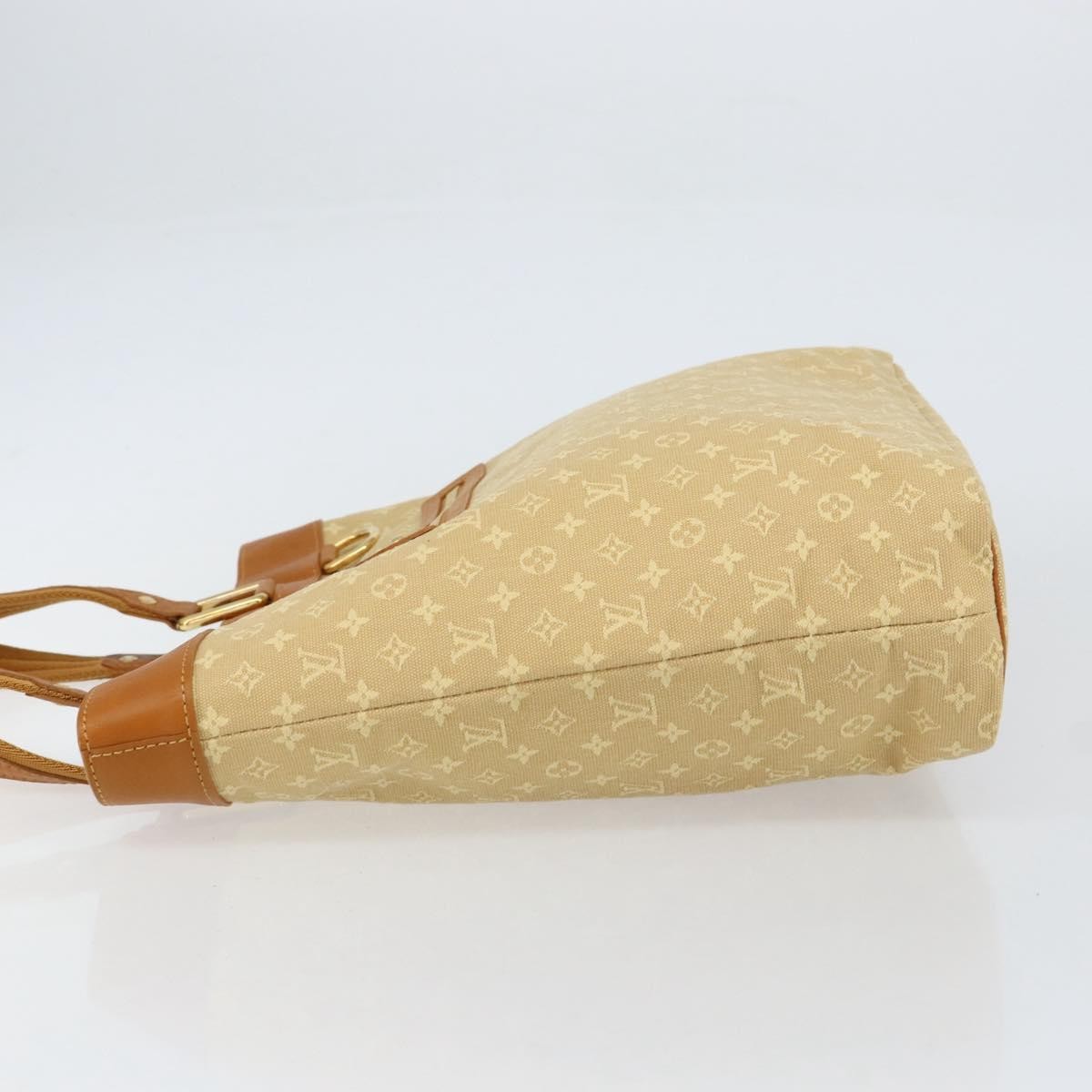 Louis Vuitton Lucille Handbag Mini Lin Beige Canvas Tote Bag