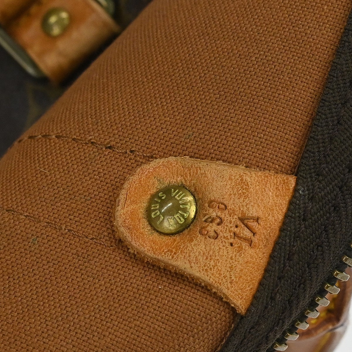 Louis Vuitton Keepall Bag Monogram Canvas Brown Canvas Travel Bag