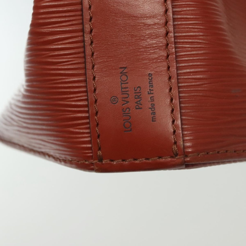 Louis Vuitton Vintage Sac D'epaule Handbag Epi Leather Brown Leather Bag