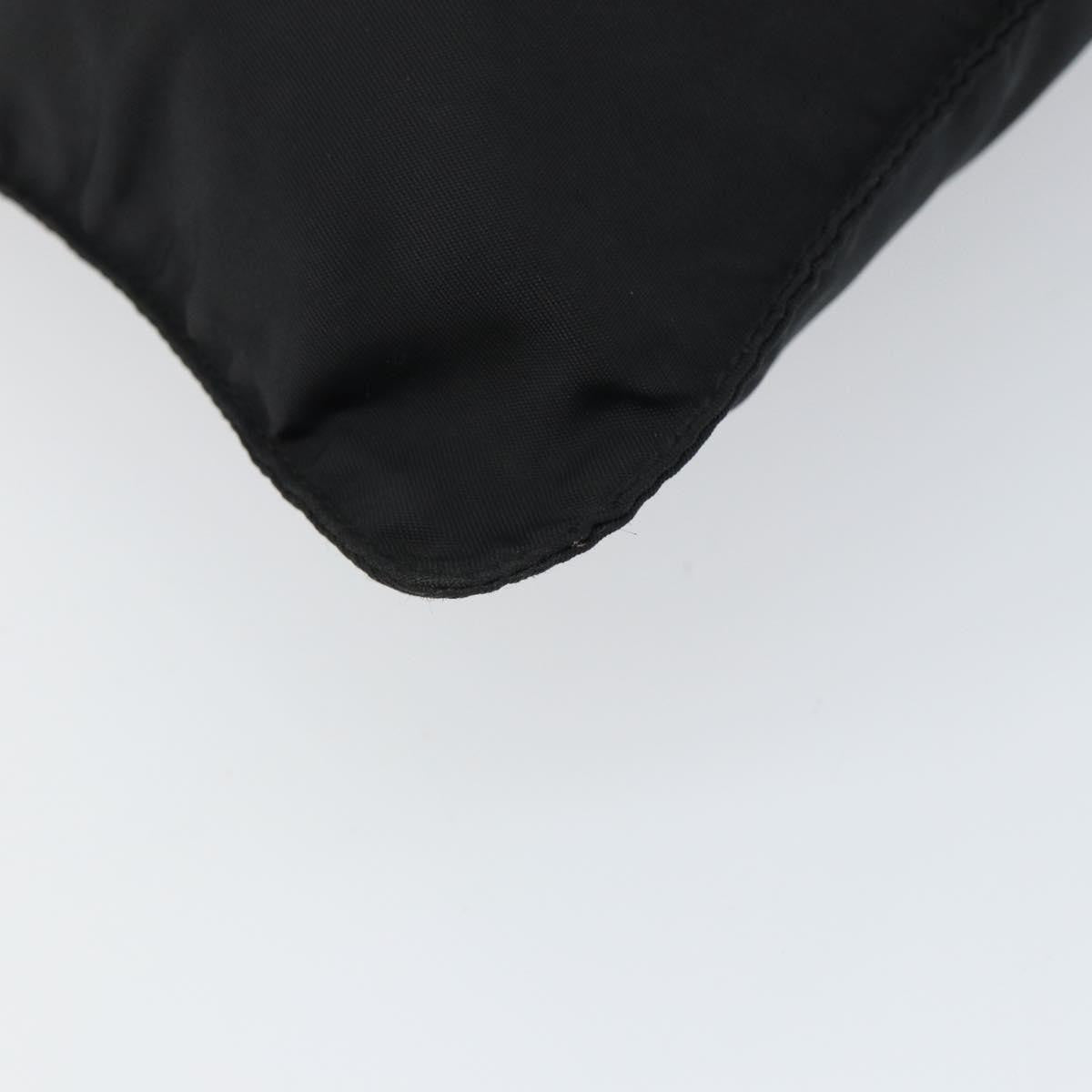 Prada Flat Messenger Bag Tessuto Black Nylon Shoulder Bag Bag