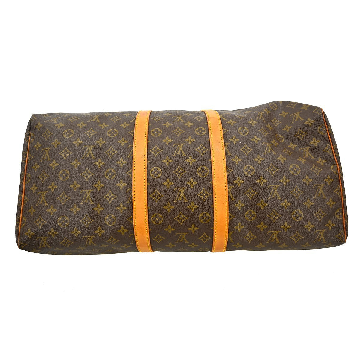 Louis Vuitton Keepall Bag Monogram Canvas Brown Canvas Travel Bag
