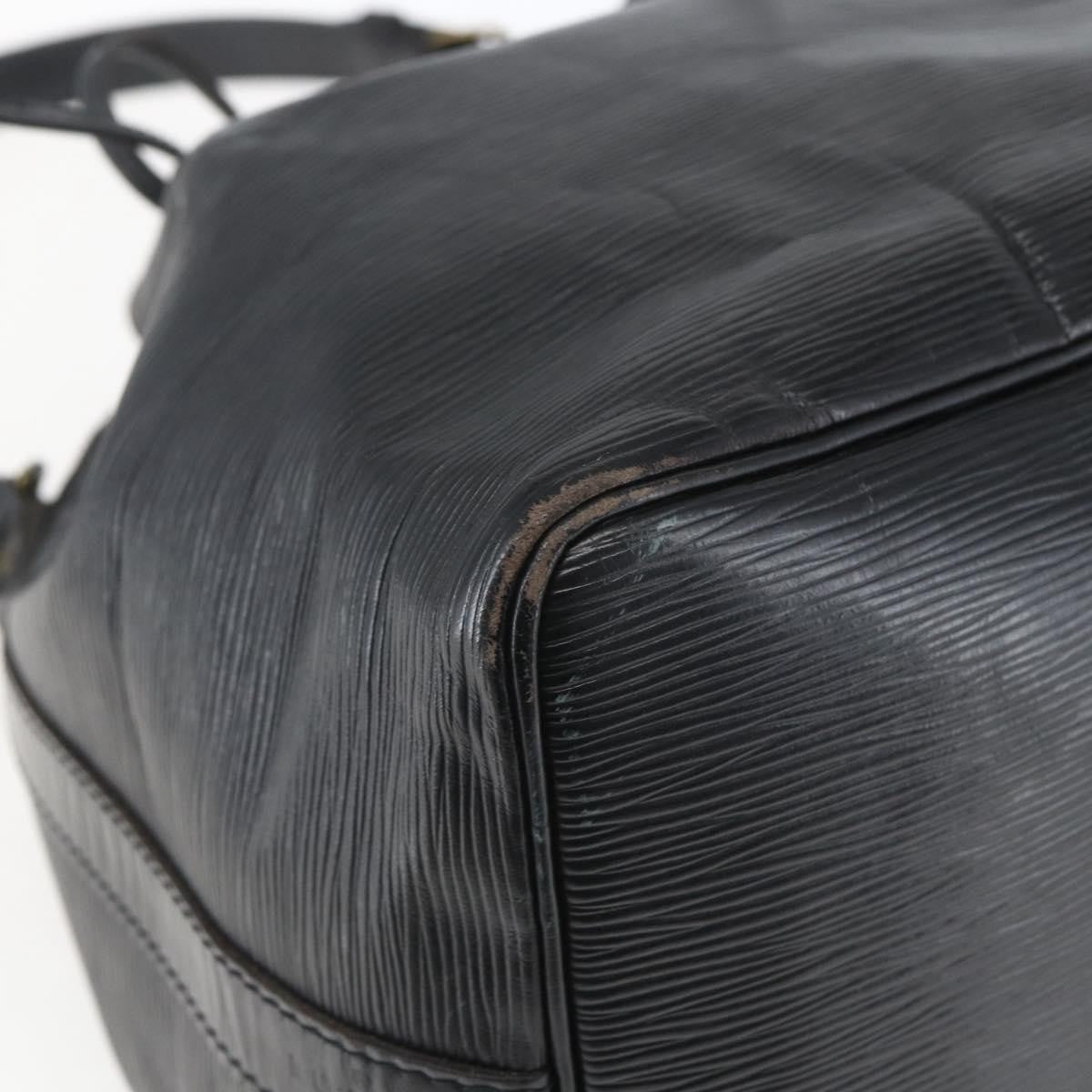 Louis Vuitton Petit Noe Handbag Epi Leather Black Leather Shoulder Bag