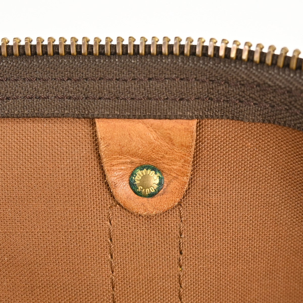 Louis Vuitton Keepall Bag Monogram Canvas Brown Canvas Travel Bag