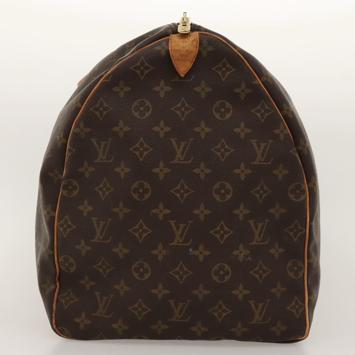 Louis Vuitton Keepall Bag Monogram Canvas Brown Canvas Travel Bag