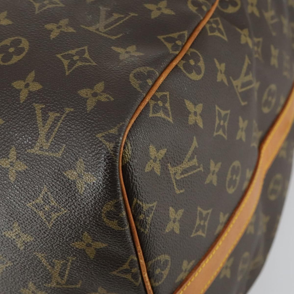 Louis Vuitton Keepall Bandouliere Bag Monogram Canvas Brown Canvas Travel Bag