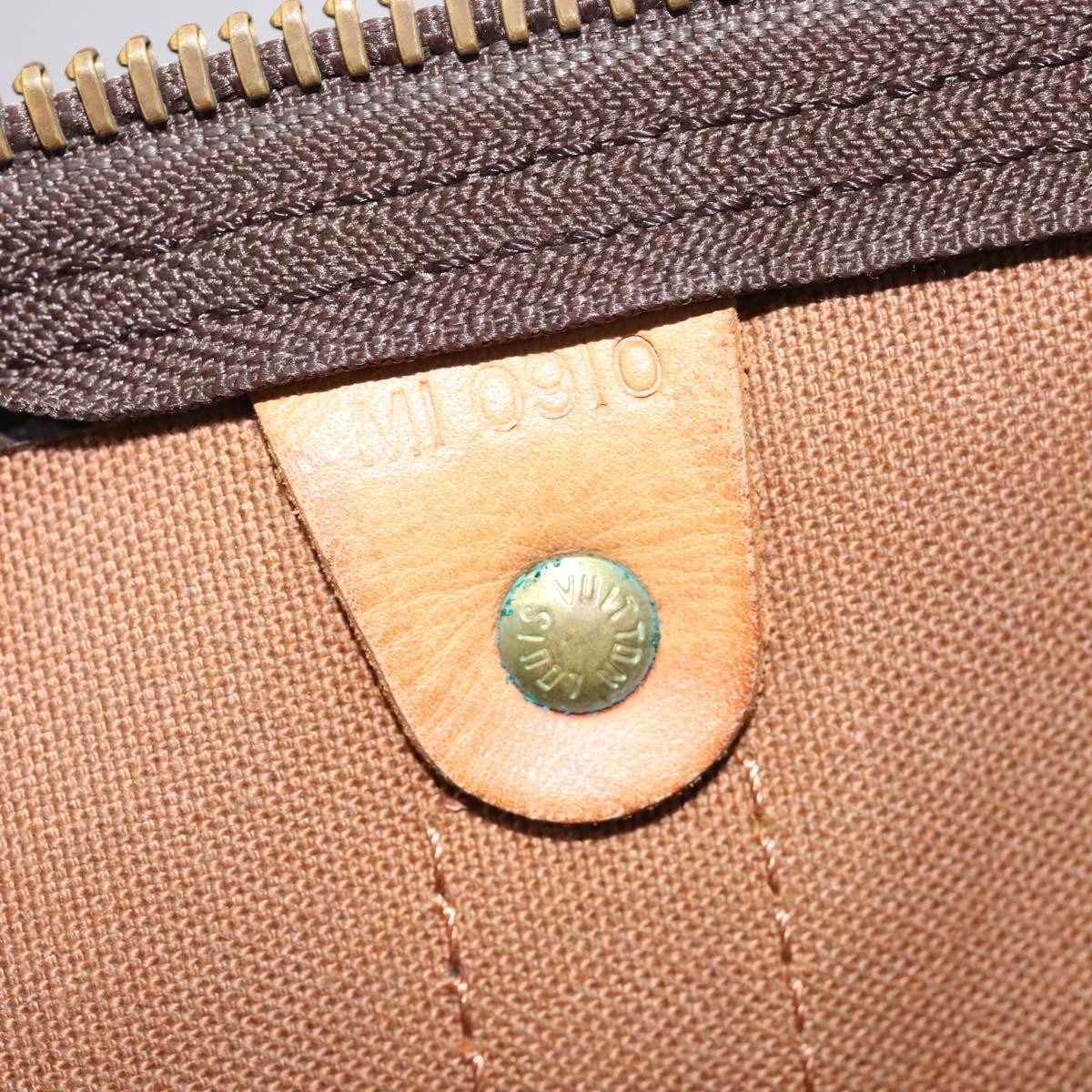 Louis Vuitton Keepall Bag Monogram Canvas Brown Canvas Travel Bag