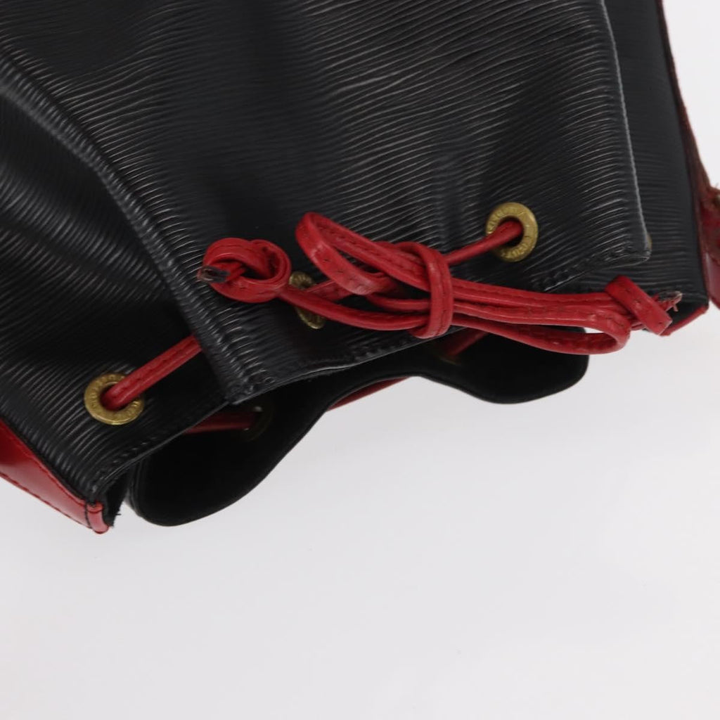 Louis Vuitton Bicolor Noe Handbag Epi Leather Black Leather Shoulder Bag