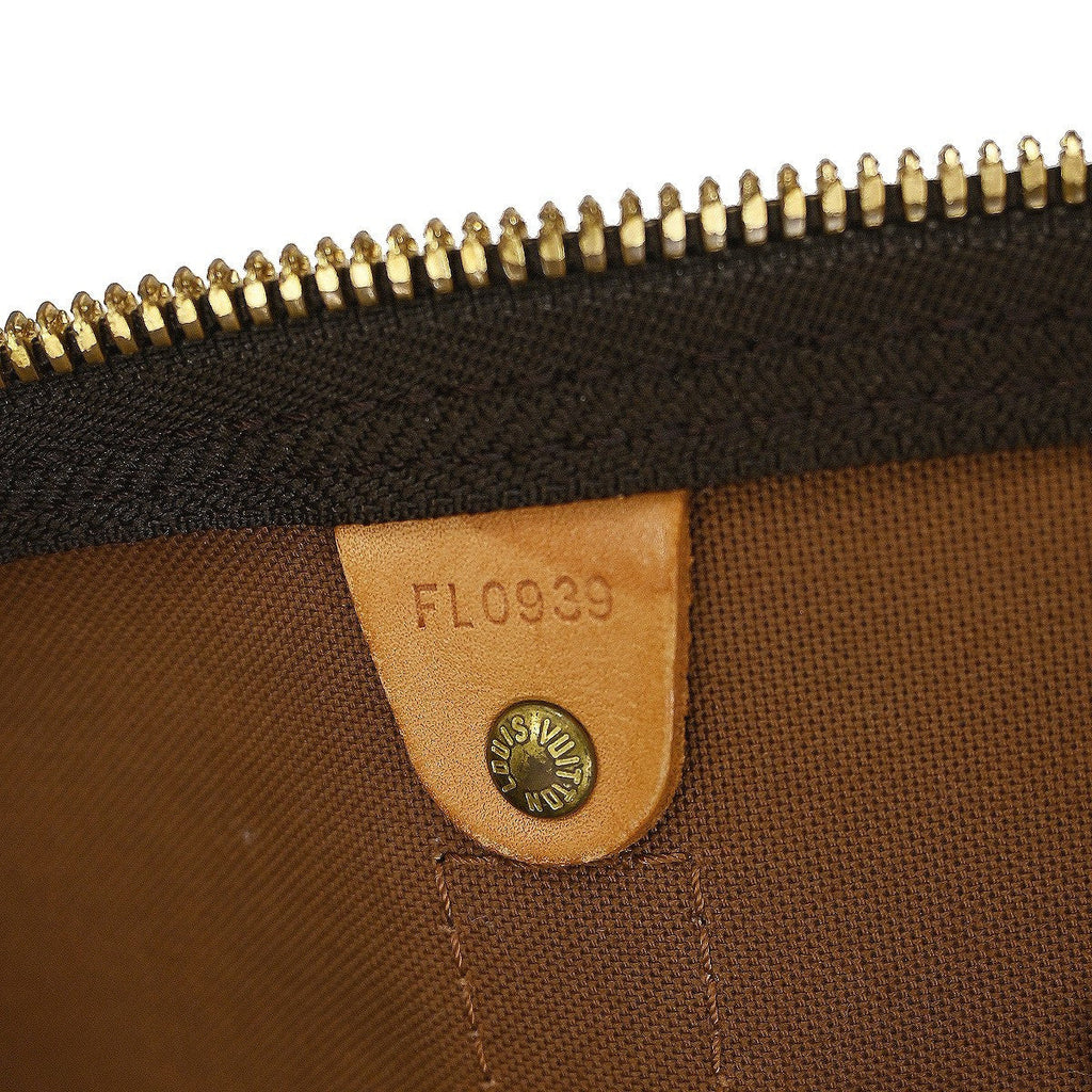 Louis Vuitton Keepall Bag Monogram Canvas Brown Canvas Travel Bag