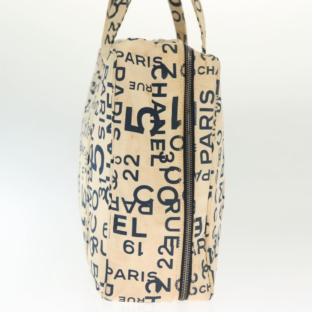 Chanel Cambon Canvas White Canvas Bag