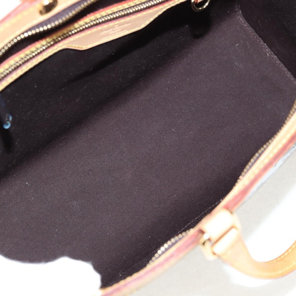 Louis Vuitton Brea Handbag Monogram Vernis Burgundy Patent_Leather Handbag