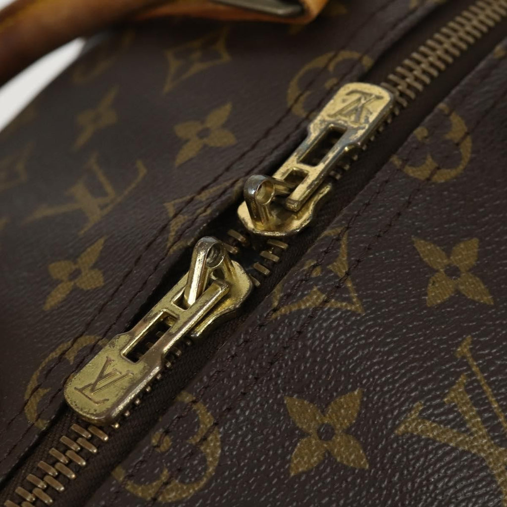 Louis Vuitton Keepall Bag Monogram Canvas Brown Canvas Travel Bag